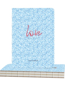 Sketchbook Love in the air – Million hearts 14.5X21cm Drasca 122151709