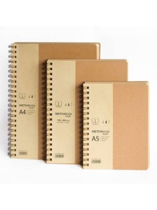 Sketchbook spira Kraft 120 file Drasca