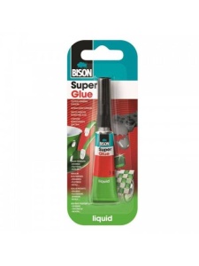 Adeziv cianoacrilat lichid Super Glue Bison 401000