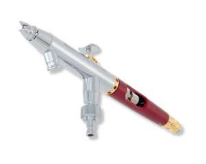 Aerograf Infinity CRPlus 2024 2in1 cu 0.25mm si 0.44mm + Cupa 2ml si 4ml Titanium Harder & Steenbeck 122233