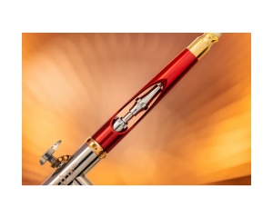 Aerograf Infinity CRPlus 2024 2in1 cu 0.25mm si 0.44mm + Cupa 2ml si 4ml Titanium Harder & Steenbeck 122233