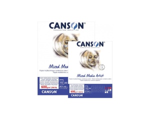 Bloc Mix Media Artist Canson – 600 g/mp