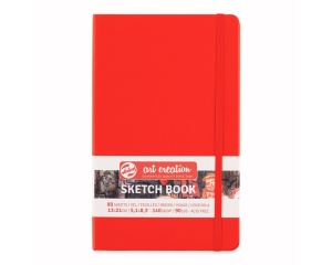 Carnet de Schite Art Creation Rosu 140gr 80 de File