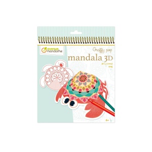 Carte De Colorat Graffy Pop Mandale 3D Animale Marine Avenue Mandarine GY094C