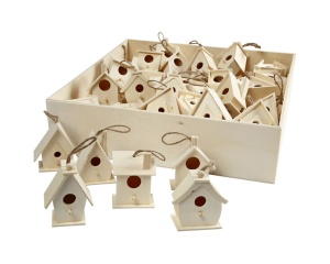 Casa pentru pasari mini din lemn, 7 cm, 57577, Creativ Company