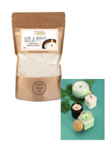 Ceara de soia pentru lumanari 380 g Graine Creative 137003