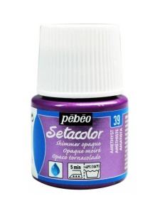 Culori pentru textile Setacolor Opaque Shimmer Pebeo, 45ml