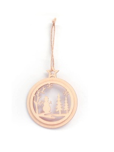 Decoratiune din lemn 13 x 10.5 x 0.5 cm Graine Creative 101360