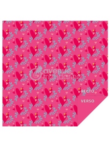 Hartie Origami Avenue Mandarine Dragoste 60 coli 70g 20x20cm OR518C