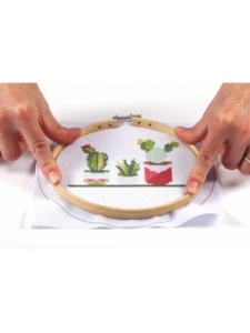 Kit broderie cactus 155mm Graine Creative 420170