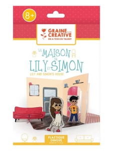 Kit casa 3D Lily si Simon Graine Creative, cod 750207