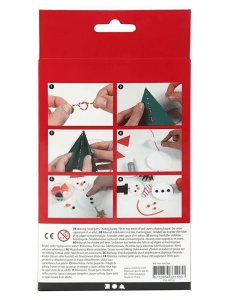 Kit creatie pasta modelatoare + hartie Funny Snowmen Creativ Company 100768