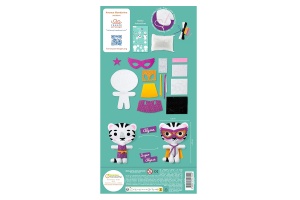 Kit Broderie Little Couz'in Alyssa the Tiger Avenue Mandarine KC154C