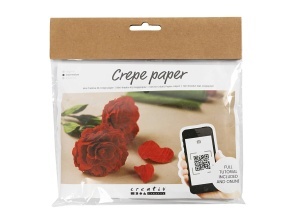 Kit creativ Mini Craft model Trandafiri din Hartie Creponata 977475