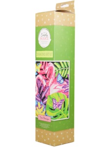 Kit cu Strasuri model Twin Flamingos 48 x 36 cm DP Craft DSM-105119