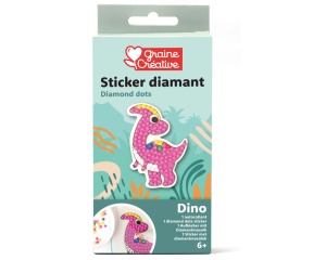 Kit Mozaic cu Strasuri, model Dinozaur 750273 Graine Creative