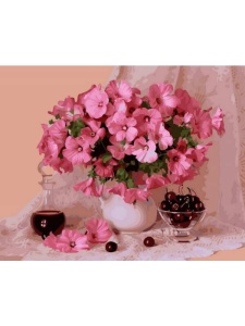 Kit pictura pe numere Flowers and cherries Profiart GX29348