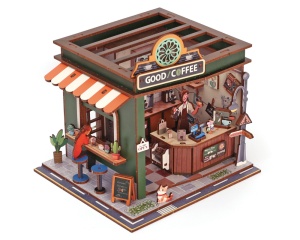 Macheta 3D din lemn, model Cafenea 651072 Graine Creative