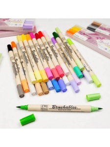 Marker dublu Zig Kuretake Brushables