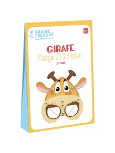 Masca 3D Girafa Graine Creative, cod 231951