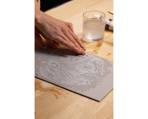 Medium linogravura transfer 80ml 141551 Pebeo