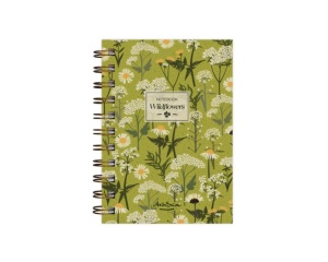 Notebook Flori de camp spiralat 80g 120 file