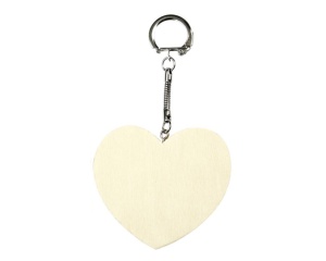 Ornament din lemn tip breloc, 7 x 7 cm, 56410, Creativ Company