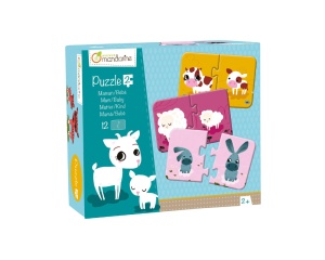 Puzzle educativ Mama si copilul, My Mandarine, cod JE502O