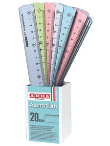 Rigla aluminiu 20 cm Frost - Arda