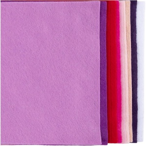 Set 10 coli fetru A4, 2 mm, Purple Pink, 45526 - Img 3