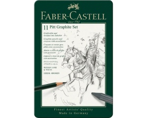 Set 11 piese grafica Pitt Graphite Faber Castell 112972
