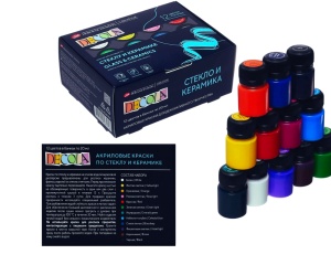 Set 12 culori sticla si ceramica Decola 4041114