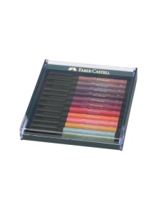 Set 12 markere Pitt Artist Pen - Earth Tones, 267422