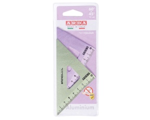 Set 2 echere aluminiu 45 si 60 grade 12 cm Keep Colour 178SQ12 Arda