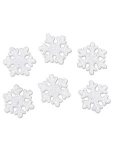 Set 20 decoratiuni Cristale / Fulgi de Zapada - Iarna Meyco 65247