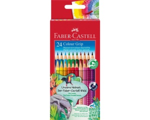 Set 24 creioane colorate Grip 2001 Faber Castell 112424