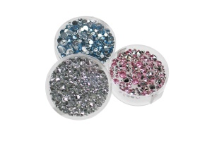 Set 250 Strasuri Acril 2mm/4mm Rosu Meyco 61823 - Img 2