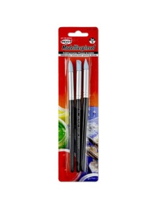 Set 3 unelte din silicon pentru modelaj Meyco 14237