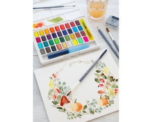 Set 36 de Culori in Cutie de Plastic Acuarele Studio Faber Castell 169736