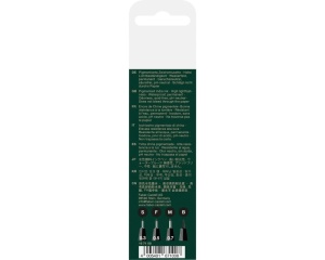 Set 4 linere Pitt Artist Pen black