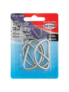 Set 4 zale semirotunde 24 x 40mm Meyco 68006