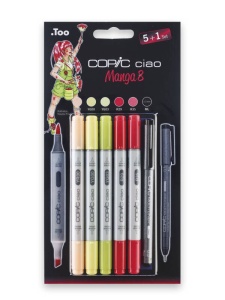 Set 5 + 1 Markere Copic Ciao Manga 8 22075568