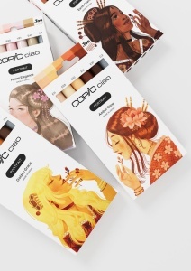 Set 5 markere cu cerneala pe baza de alcool + 1 Multiliner, Copic Ciao Portrait Amber Glow, 22075584 - Img 4