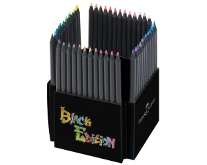 Set 50 creioane colorate Black Edition Faber Castell 116450