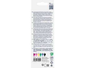 Set 6 markere solubile 2 capete graffiti goldfaber Faber-Castell 164525