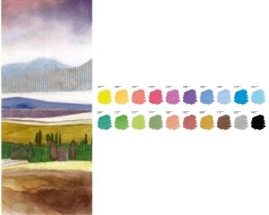 Set 6 markere solubile 2 capete toscana goldfaber Faber-Castell 164521