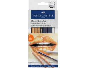 Set 6 piese pentru schite Faber Castell FC114004