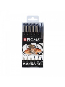 Set 6 Pigma Manga Sakura POXSDKMAN6