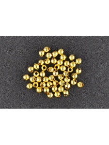 Set 60 margele aurii cu diametrul de 1,5 mm Meyco 61405