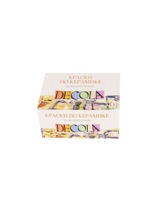 Set 6x20ml culori acrilice sticla si ceramica Decola 4041026